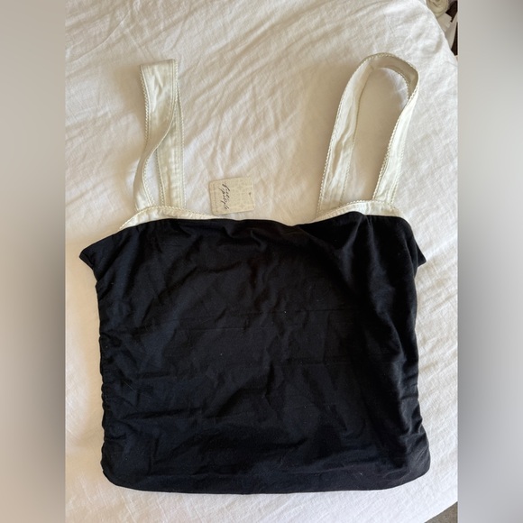 NWT Free People Black and White Women's Tank - Large - Picture 6 of 6